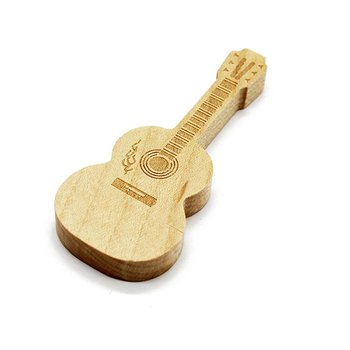 吉他造型木製隨身碟_0